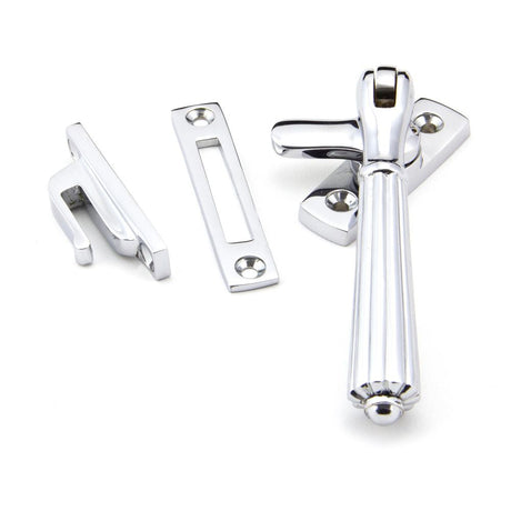 This is an image showing From The Anvil - Polished Chrome Locking Hinton Fastener available from T.H Wiggans Architectural Ironmongery in Kendal, quick delivery and discounted prices