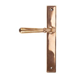 This is an image of From The Anvil - Polished Bronze Newbury Slimline Lever Latch Set available to order from T.H Wiggans Architectural Ironmongery in Kendal, quick delivery and discounted prices.