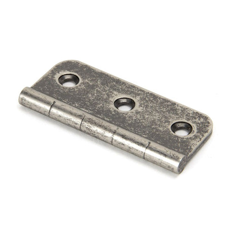 This is an image showing From The Anvil - Pewter 3" Dummy Butt Hinge (Single) available from T.H Wiggans Architectural Ironmongery, quick delivery and discounted prices