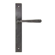 This is an image of From The Anvil - External Beeswax Avon Slimline Lever Latch Set available to order from T.H Wiggans Architectural Ironmongery in Kendal, quick delivery and discounted prices.