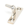 This is an image showing From The Anvil - Polished Nickel Cranked Casement Stay Pin available from T.H Wiggans Architectural Ironmongery in Kendal, quick delivery and discounted prices