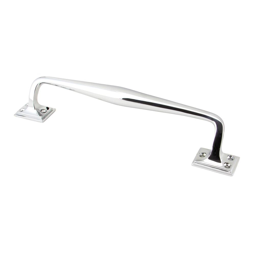 This is an image of From The Anvil - Polished Chrome 300mm Art Deco Pull Handle available to order from T.H Wiggans Architectural Ironmongery in Kendal, quick delivery and discounted prices.