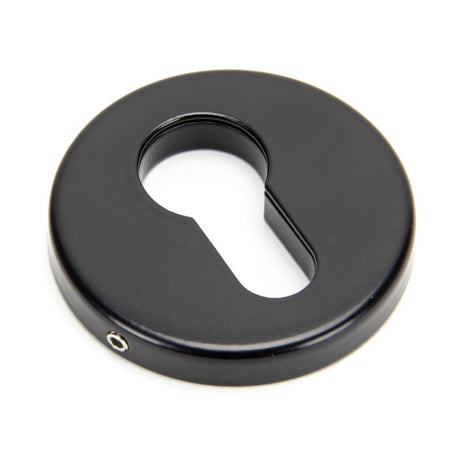 This is an image of From The Anvil - Black 52mm Regency Concealed Escutcheon available to order from T.H Wiggans Architectural Ironmongery in Kendal, quick delivery and discounted prices.