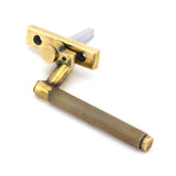 This is an image showing From The Anvil - Aged Brass Brompton Espag - LH available from T.H Wiggans Architectural Ironmongery in Kendal, quick delivery and discounted prices