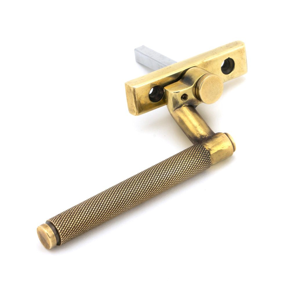 This is an image showing From The Anvil - Aged Brass Brompton Espag - RH available from T.H Wiggans Architectural Ironmongery in Kendal, quick delivery and discounted prices