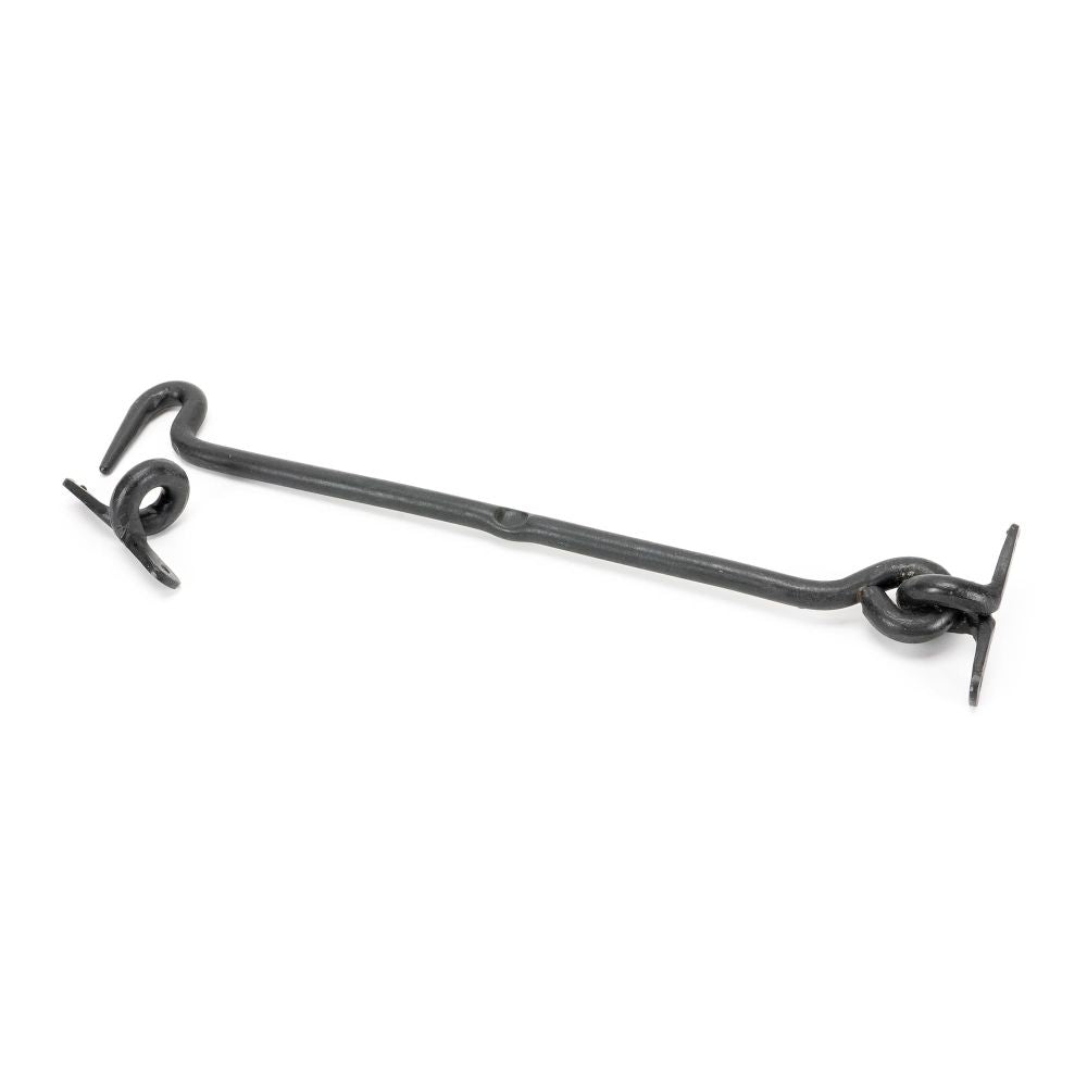 This is an image showing From The Anvil - External Beeswax 16" Forged Cabin Hook available from T.H Wiggans Architectural Ironmongery in Kendal, quick delivery and discounted prices