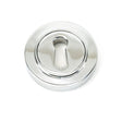 This is an image of From The Anvil - Polished Chrome Round Escutcheon (Plain) available to order from T.H Wiggans Architectural Ironmongery in Kendal, quick delivery and discounted prices.