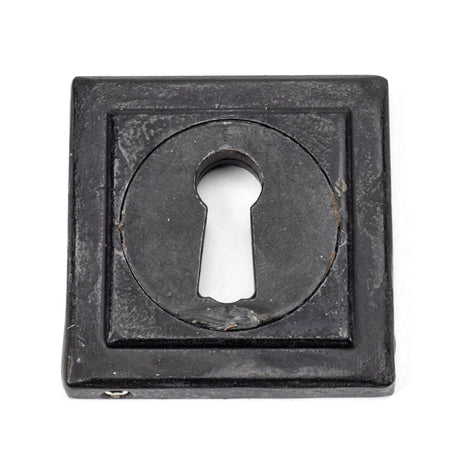 This is an image of From The Anvil - External Beeswax Round Escutcheon (Square) available to order from T.H Wiggans Architectural Ironmongery in Kendal, quick delivery and discounted prices.