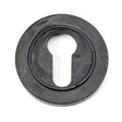 This is an image of From The Anvil - External Beeswax Round Euro Escutcheon (Plain) available to order from T.H Wiggans Architectural Ironmongery in Kendal, quick delivery and discounted prices.