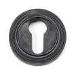 This is an image of From The Anvil - External Beeswax Round Euro Escutcheon (Beehive) available to order from T.H Wiggans Architectural Ironmongery in Kendal, quick delivery and discounted prices.