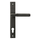 This is an image of From The Anvil - Aged Bronze Brompton Slimline Espag. Lock Set available to order from T.H Wiggans Architectural Ironmongery in Kendal, quick delivery and discounted prices.