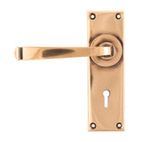 This is an image of From The Anvil - Polished Bronze Avon Lever Lock Set available to order from T.H Wiggans Architectural Ironmongery in Kendal, quick delivery and discounted prices.