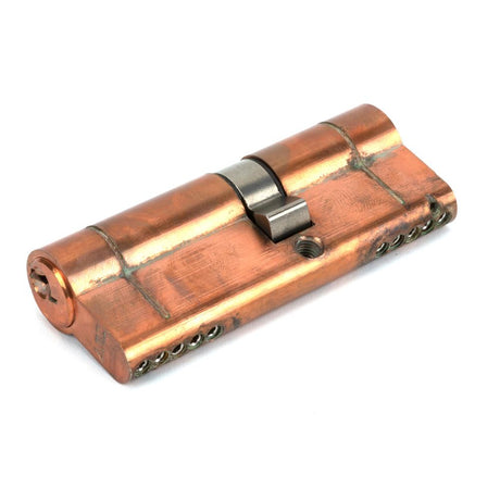 This is an image showing From The Anvil - Polished Bronze 35/45 5pin Euro Cylinder KA available from T.H Wiggans Architectural Ironmongery in Kendal, quick delivery and discounted prices