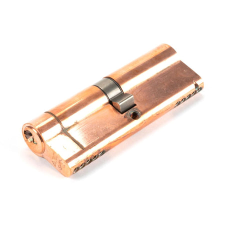 This is an image showing From The Anvil - Polished Bronze 45/45 5pin Euro Cylinder KA available from T.H Wiggans Architectural Ironmongery in Kendal, quick delivery and discounted prices