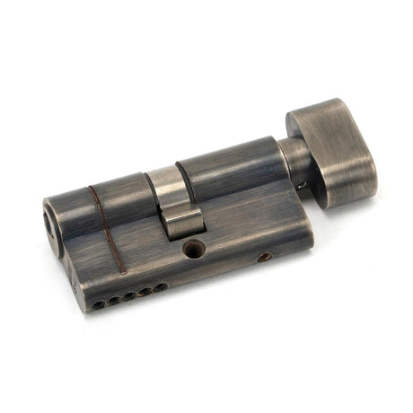 This is an image showing From The Anvil - Pewter 30/30 5pin Euro Cylinder/Thumbturn available from T.H Wiggans Architectural Ironmongery in Kendal, quick delivery and discounted prices