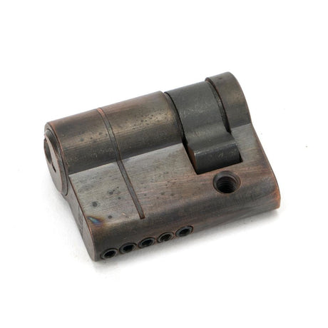This is an image showing From The Anvil - Aged Bronze 30/10 5pin Single Cylinder available from T.H Wiggans Architectural Ironmongery in Kendal, quick delivery and discounted prices