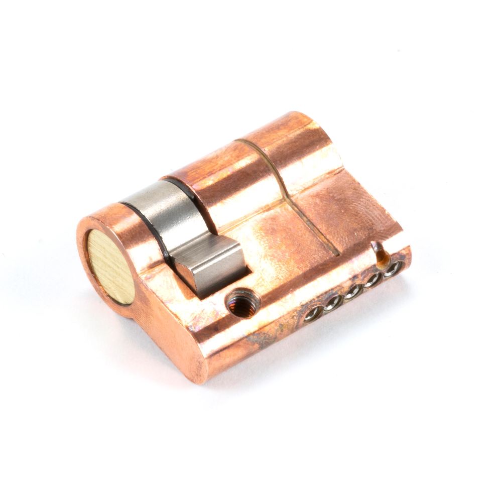 This is an image showing From The Anvil - Polished Bronze 30/10 5pin Single Cylinder available from T.H Wiggans Architectural Ironmongery in Kendal, quick delivery and discounted prices