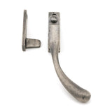 This is an image showing From The Anvil - Antique Pewter Night-Vent Locking Peardrop Fastener - RH available from T.H Wiggans Architectural Ironmongery in Kendal, quick delivery and discounted prices