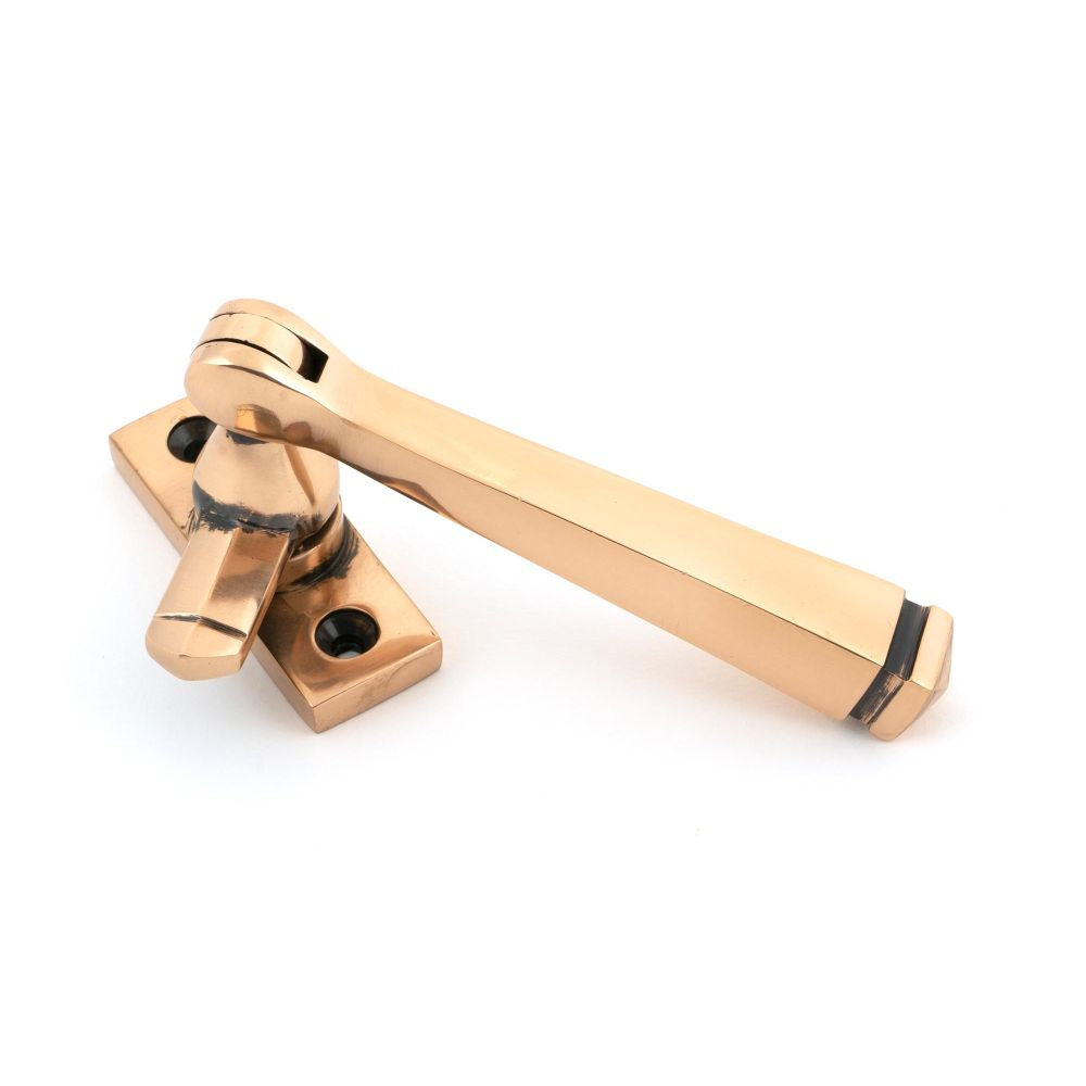 This is an image showing From The Anvil - Polished Bronze Locking Avon Fastener available from T.H Wiggans Architectural Ironmongery in Kendal, quick delivery and discounted prices