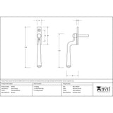 This is an image showing From The Anvil - Polished Bronze Avon Espag available from T.H Wiggans Architectural Ironmongery in Kendal, quick delivery and discounted prices