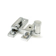 This is an image showing From The Anvil - Satin Chrome Brompton Quadrant Fastener - Narrow available from T.H Wiggans Architectural Ironmongery in Kendal, quick delivery and discounted prices