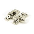 This is an image showing From The Anvil - Polished Nickel Prestbury Quadrant Fastener - Narrow available from T.H Wiggans Architectural Ironmongery in Kendal, quick delivery and discounted prices