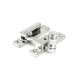 This is an image showing From The Anvil - Satin Chrome Prestbury Quadrant Fastener - Narrow available from T.H Wiggans Architectural Ironmongery in Kendal, quick delivery and discounted prices