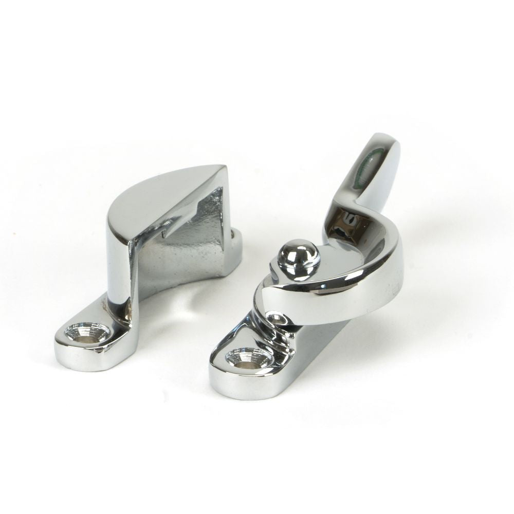 This is an image showing From The Anvil - Polished Chrome Fitch Fastener available from T.H Wiggans Architectural Ironmongery in Kendal, quick delivery and discounted prices