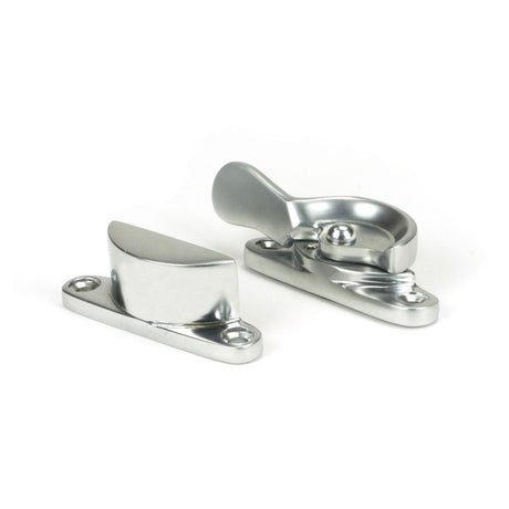 This is an image showing From The Anvil - Satin Chrome Fitch Fastener available from T.H Wiggans Architectural Ironmongery in Kendal, quick delivery and discounted prices