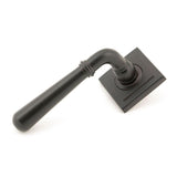 This is an image of From The Anvil - Aged Bronze Newbury Lever on Rose Set (Square) available to order from T.H Wiggans Architectural Ironmongery in Kendal, quick delivery and discounted prices.
