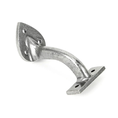 This is an image showing From The Anvil - Pewter 2.5" Handrail Bracket available from T.H Wiggans Architectural Ironmongery in Kendal, quick delivery and discounted prices