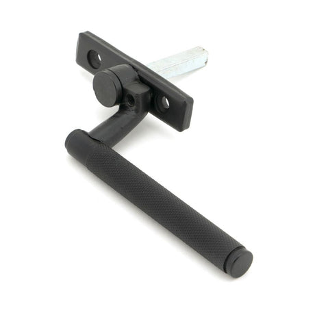 This is an image showing From The Anvil - Matt Black Brompton Espag - LH available from T.H Wiggans Architectural Ironmongery in Kendal, quick delivery and discounted prices