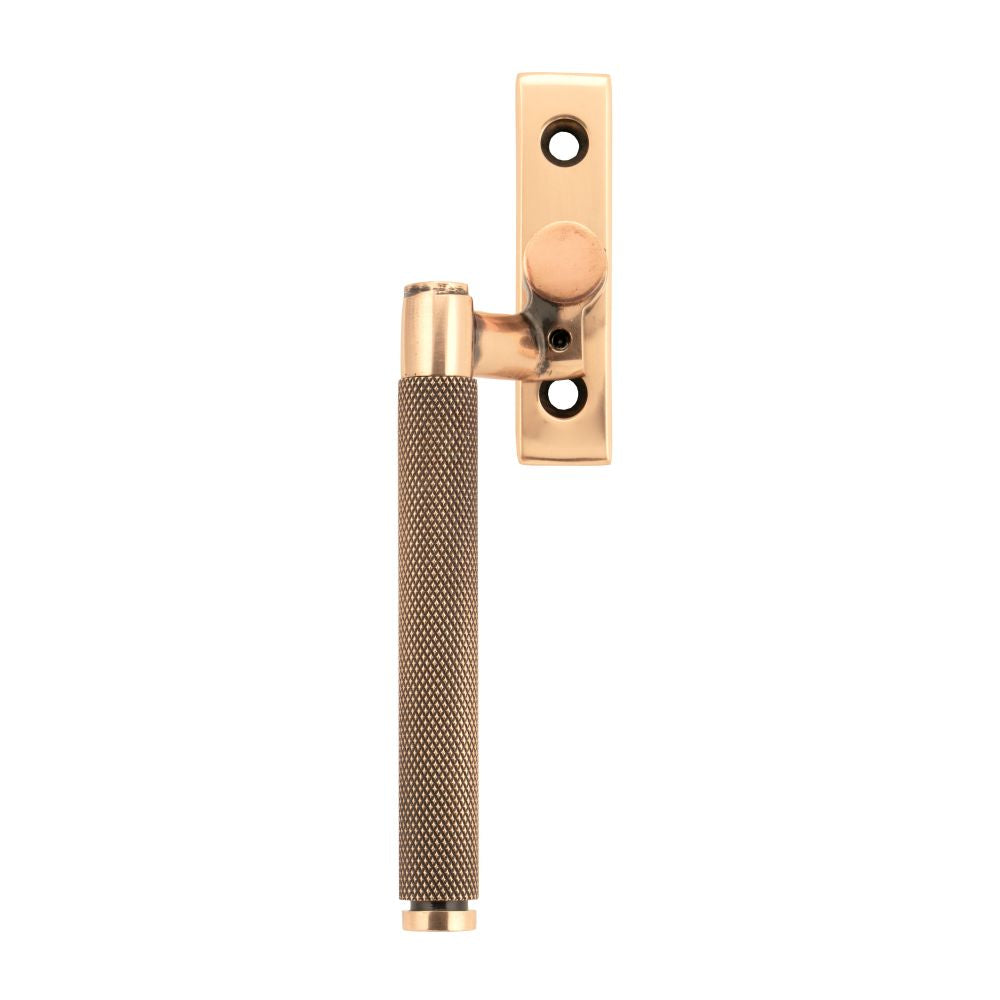 This is an image showing From The Anvil - Polished Bronze Brompton Espag - LH available from T.H Wiggans Architectural Ironmongery in Kendal, quick delivery and discounted prices