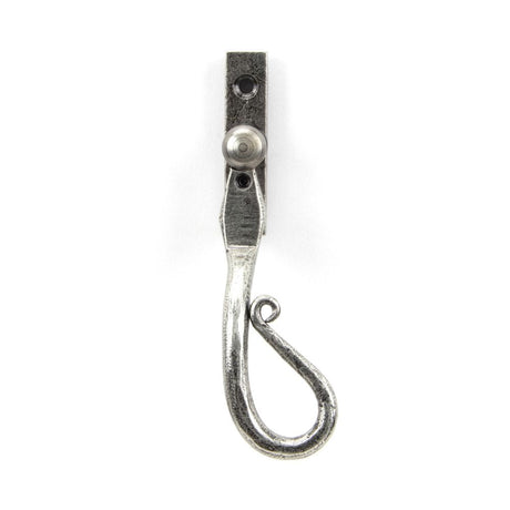 This is an image showing From The Anvil - Pewter 16mm Shepherd's Crook Espag - RH available from T.H Wiggans Architectural Ironmongery in Kendal, quick delivery and discounted prices