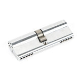 This is an image showing From The Anvil - Polished Chrome 45/45 5pin Euro Cylinder KA available from T.H Wiggans Architectural Ironmongery in Kendal, quick delivery and discounted prices