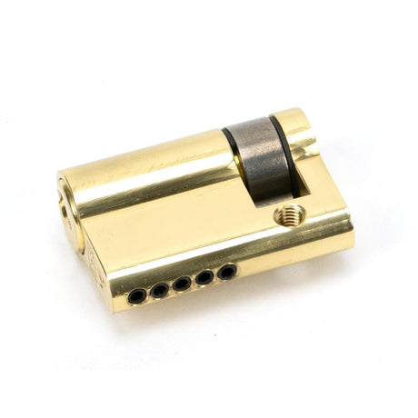 This is an image showing From The Anvil - Lacquered Brass 35/10 5pin Single Cylinder available from T.H Wiggans Architectural Ironmongery in Kendal, quick delivery and discounted prices