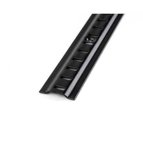 This is an image showing From The Anvil - Black Raised Bookcase Strip 1.83m available from T.H Wiggans Architectural Ironmongery in Kendal, quick delivery and discounted prices
