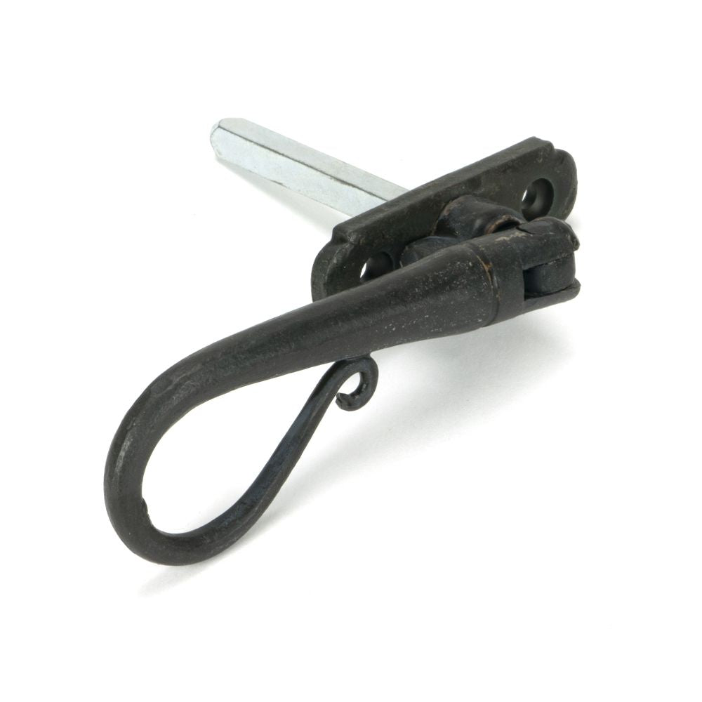 This is an image showing From The Anvil - Beeswax Shepherd's Crook Espag - RH available from T.H Wiggans Architectural Ironmongery in Kendal, quick delivery and discounted prices