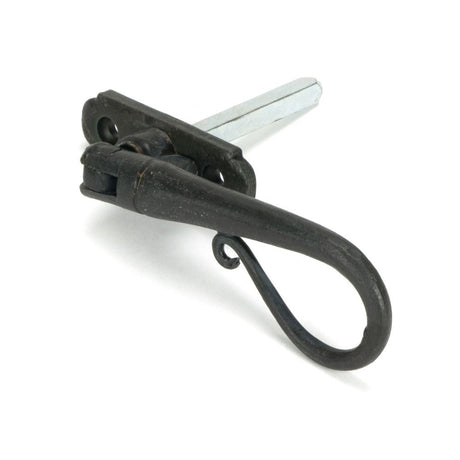 This is an image showing From The Anvil - Beeswax Shepherd's Crook Espag - LH available from T.H Wiggans Architectural Ironmongery in Kendal, quick delivery and discounted prices