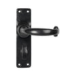 This is an image of From The Anvil - Black MF Lever Bathroom Set available to order from T.H Wiggans Architectural Ironmongery in Kendal, quick delivery and discounted prices.