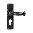 This is an image of From The Anvil - Black MF Lever Euro Lock Set available to order from T.H Wiggans Architectural Ironmongery in Kendal, quick delivery and discounted prices.