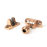 This is an image showing From The Anvil - Polished Bronze Mushroom Brighton Fastener (Radiused) available from T.H Wiggans Architectural Ironmongery in Kendal, quick delivery and discounted prices