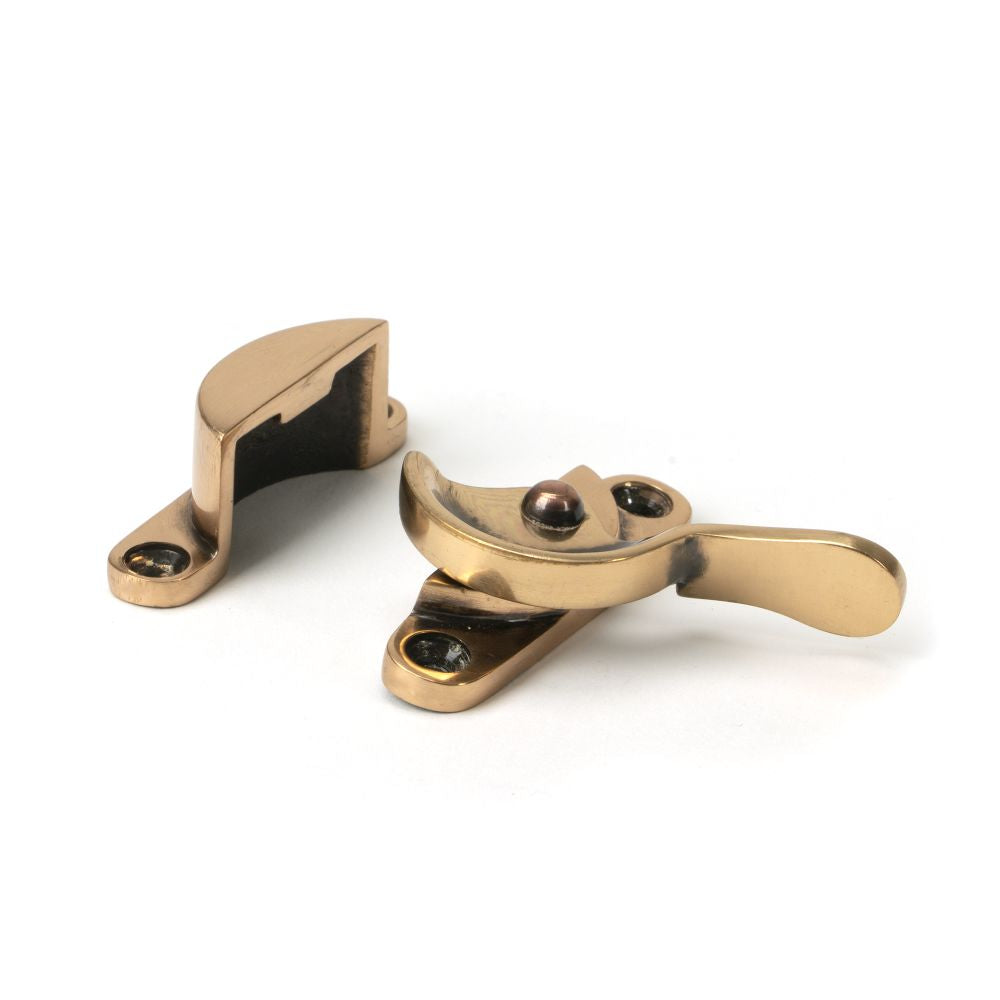 This is an image showing From The Anvil - Polished Bronze Fitch Fastener available from T.H Wiggans Architectural Ironmongery in Kendal, quick delivery and discounted prices