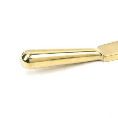 This is an image showing From The Anvil - Polished Brass 8" Newbury Stay available from T.H Wiggans Architectural Ironmongery in Kendal, quick delivery and discounted prices