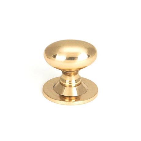 This is an image showing From The Anvil - Polished Bronze Oval Cabinet Knob 40mm available from T.H Wiggans Architectural Ironmongery in Kendal, quick delivery and discounted prices