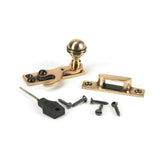 This is an image showing From The Anvil - Polished Bronze Prestbury Sash Hook Fastener available from T.H Wiggans Architectural Ironmongery in Kendal, quick delivery and discounted prices