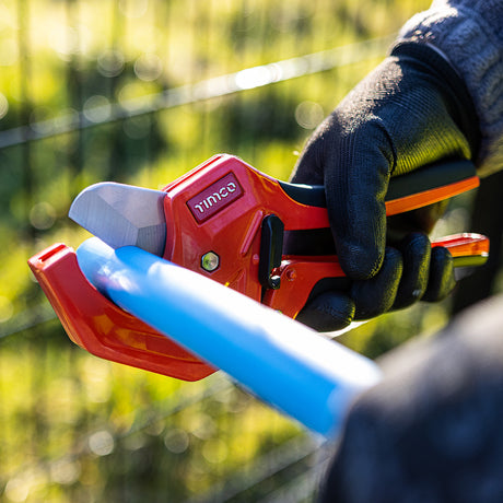 This is an image showing TIMCO Professional Pipe Shears - 0 - 46mm - 1 Each Blister Pack available from T.H Wiggans Ironmongery in Kendal, quick delivery at discounted prices.