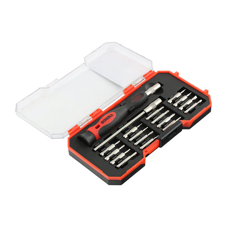 This is an image showing TIMCO Precision Screwdriver Bit Set - 18pcs - 18 Pieces Case available from T.H Wiggans Ironmongery in Kendal, quick delivery at discounted prices.