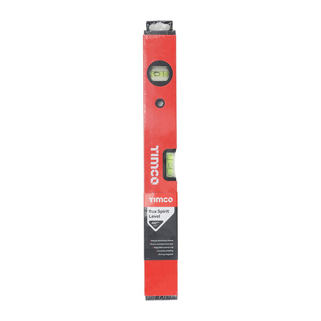 This is an image showing TIMCO Spirit Level - Box Beam - 400mm - 1 Each Unit available from T.H Wiggans Ironmongery in Kendal, quick delivery at discounted prices.