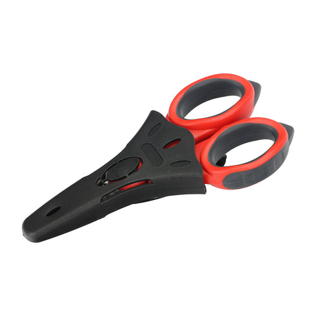 This is an image showing TIMCO Electricians Scissors - 6" - 1 Each Blister Pack available from T.H Wiggans Ironmongery in Kendal, quick delivery at discounted prices.